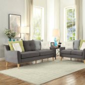 Amie Sofa 53330 in Gray Fabric by Acme w/Options