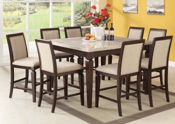 Agatha Counter Height Dining Room 72480 5Pc Set Espresso by Acme [AMDS-72480-Agatha]