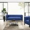 Calais Sofa in Marine Dark Blue Velvet by Elements w/Options