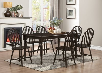 D412 Dining Set 5Pc in Espresso w/Options