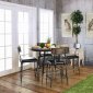 Mullane CM3370RPT 5PC Counter Height Dinette Set w/Options