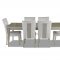 Sophia Dining Table 941 in Platinum by Klaussner w/Options