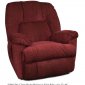 Ruby Fabric Modern Parachute Pull Chaise Rocker Recliner