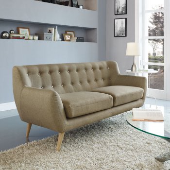 Remark EEI-1633-OAT Sofa in Oatmeal Fabric by Modway w/Options [MWS-EEI-1633-OAT-Remark]