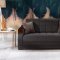 Willow Diego Dark Gray Loveseat Bed in Fabric by Istikbal