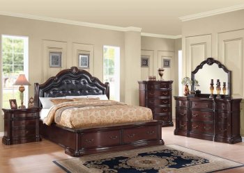 20630 Veradisia Bedroom in Dark Cherry by Acme w/Options [AMBS-20630 Veradisia]