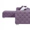 Qokmis Sectional Sofa LV00389 Purple Velvet by Acme