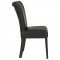 Eden Set of 4 Dining Chairs EV18BLL in Black by LeisureMod