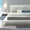 Christie Bedroom Set 5Pc CM7550 in Glossy White w/Options