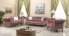 Mia Sofa & Loveseat Set in Pink Fabric