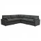 Collins Power Motion Sectional Sofa 609530P Dark Gray by Coaster