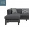 Sawyer Sectional 511077 in Dusty Blue - Scott Living by Coaster