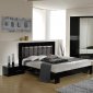 Moon Black & Silver 5Pc Bedroom Set by VIG w/Options