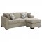 Storey Sleeper Sectional Sofa 504778 in Camel Fabric by Coaster