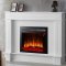 Sophia Electric Fireplace in White