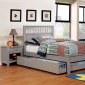 Carus 4Pc Youth Bedroom Set CM7904GY in Gray w/Options