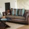 Kaelyn Sofa & Loveseat Set SM4080 in Brown