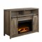 Tobias Fireplace AC00274 in Rustic Oak by Acme