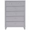 Wellsummer 4Pc Youth Bedroom Set 1803GY in Gray by Homelegance