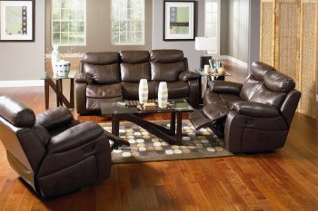 600561 Denisa Motion Sofa in Brown Bonded Leather w/Options [CRS-600561 Denisa]