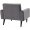 Delve Sofa in Gray Velvet Fabric by Modway w/Options