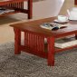 Mission Oak Finish 3 PC Occasional Table Set