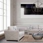 Kingston Sofa & Loveseat Set in Gray Velvet w/Options