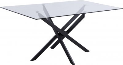 Xander Dining Table 903 by Meridian w/Black Metal Base