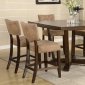 Espresso Finish Modern 7Pc Pub Dining Table Set