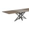 Nora Dining Table in Brushed Matt Walnut by ESF w/Options