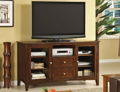 CM5420 Lancaster TV Console in Dark Walnut