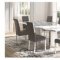 Carrara Dining Table in White High Gloss by ESF w/Options