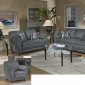 5550 Julia Sofa & Loveseat Set in Bulldozer Thunder by Chelsea