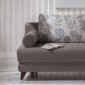 Stella Image Gray Sofa Bed in Fabric by Istikbal w/Options