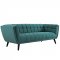 Bestow Sofa in Teal Fabric by Modway w/Options