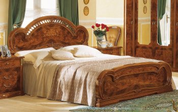 Classic Camel Finish Milady Bed by Camelgroup, Italy [EFBS-Milady]