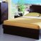 Wenge or White Contemporary Bedroom Set w/Storage Bed