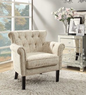 Barlowe Accent Chair 1193F2S in Fabric by Homelegance