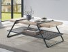 Brantley Coffee Table LV00430 in Oak & Sandy Gray by Acme