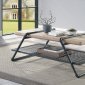 Brantley Coffee Table LV00430 in Oak & Sandy Gray by Acme