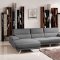 Trinidad Sectional Sofa 1509B in Grey Fabric by VIG