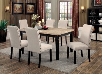 Dodson I CM3466T 5PC Dinette Set w/Faux Marble Table Top [FADS-CM3466T-Dodson I]