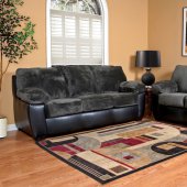 16143 Maine Coon Sofa & Loveseat in Black/Charcoal by Chelsea