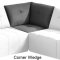 Colony Modular Sectional Sofa in Charcoal Fabric by NCFurniture