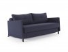 Cubed 02 Deluxe Sofa Bed in Navy w/Arms by Innovation w/Options