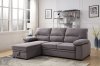 Nazli Sectional Sofa 55525 in Gray Fabric by Acme