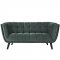 Bestow Sofa in Green Velvet Fabric by Modway w/Options