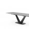 Cloud Dining Table by ESF w/Optional 1218 Gray Swivel Chairs