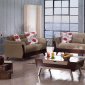 Hamburg Sofa Bed in Light Brown Fabric by Empire w/Options