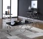 Brooke Coffee Table 229 Black Glass Top by Meridian w/Options